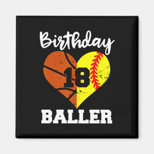 18. Geburtstag Ller Lustiger 18-jähriger Softll Sk Magnet