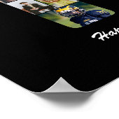 18. Geburtstag Nr. 18 Custom Foto Collage Poster (Ecke)