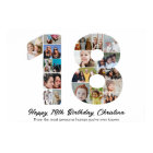 18. Geburtstag Nummer 18 Foto Collage Picture