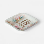 18. Geburtstag Pappteller (Gewinkelt)