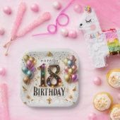 18. Geburtstag Pappteller (Party)