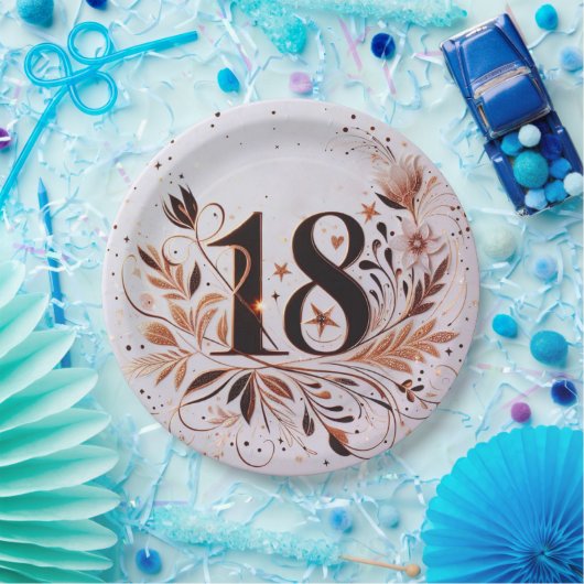 18. Geburtstag Pappteller (Party)