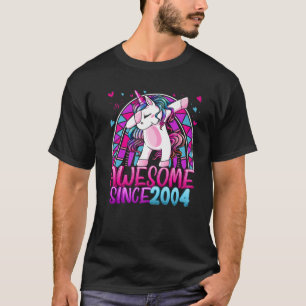 18. Geburtstag Regenbogen 18 Jahre altes Dabbing E T-Shirt