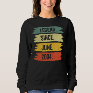 18. Geburtstag Retro Vintage Legenden wurden in J. Sweatshirt