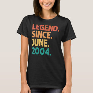 18. Geburtstag seit Juni 2004 18 Jahre alt T-Shirt