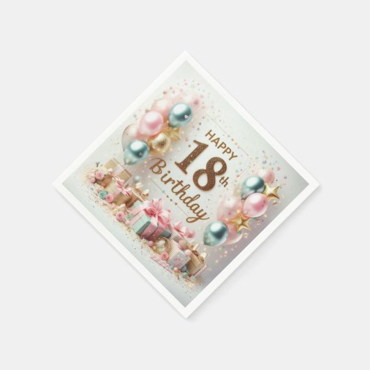 18. Geburtstag Serviette (Ecke)