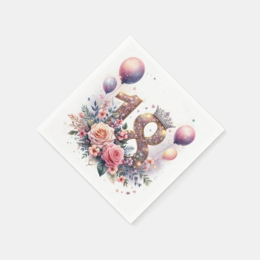 18. Geburtstag Serviette (Ecke)