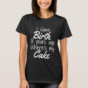 18. Geburtstag Shirt für Mama Son Daughter 18 Jahr