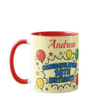18. Geburtstag Tasse