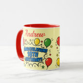 18. Geburtstag Tasse (Vorderseite Links)
