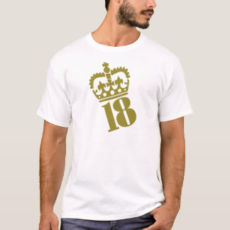 18. Geburtstag - Zahl - achtzehn T-Shirt