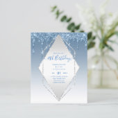 18. Geburtstags-Glitzer-Glamour-Einzug (Stehend Vorderseite)