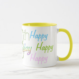 18. Geburtstags-glückliche Tasse