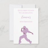 18. Geburtstags-Tänzerin Einladung (Vorderseite)