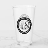 18. Geburtstagsfeier Glas (Rückseite)