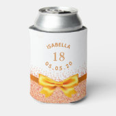 18. Geburtstagsfeier Goldbogen Dosenkühler (Kanne Rückseite)