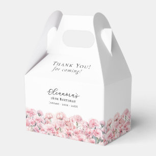18. Geburtstagsfeier Januar Geburtsmonatsblume Geschenkschachtel