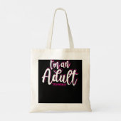 18. Geburtstagsgeschenk für Mädchen Funny, ich bin Tragetasche (Rückseite)