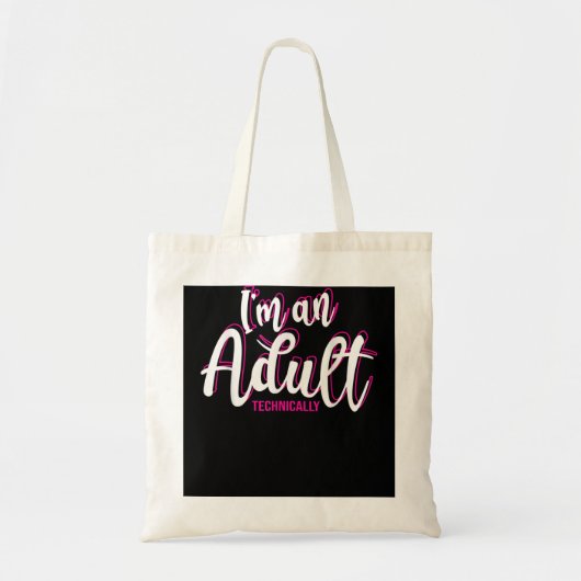18. Geburtstagsgeschenk für Mädchen Funny, ich bin Tragetasche (Vorne)