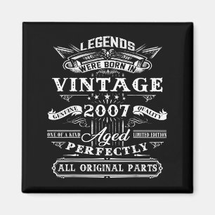 18. Geburtstagsgeschenk für Vintage-Legende, gebor Magnet