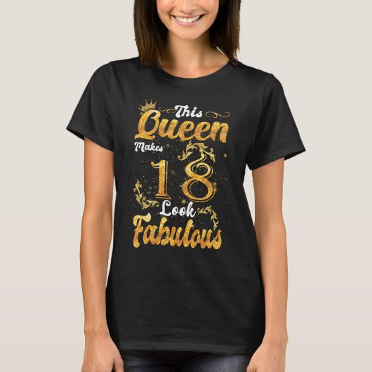 18. Geburtstagsgeschenke Mädchen T-Shirt (Vorderseite)
