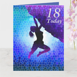 18. Geburtstagskarte Karte