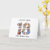 18. Geburtstagskarte Karte (Gelbe Blume)