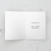 18. Geburtstagskarte Rosa Karte (Innenseite)
