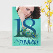 18. Geburtstagskarten Karte (Gelbe Blume)