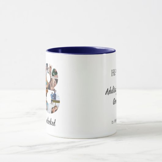 18. Geburtstagskollage Tasse (Zentrum)