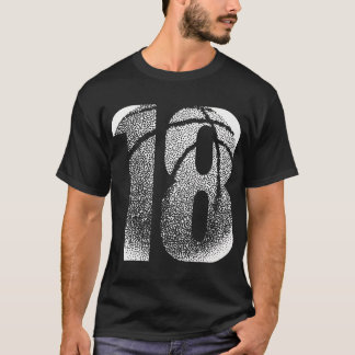 18. Geburtstagskorb Basketball Basketball Basketba T-Shirt