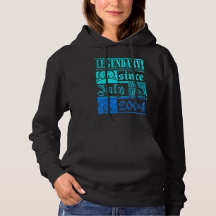 18. Geburtstagslegendär Seit Juli 2004 Vintage Rüc Hoodie
