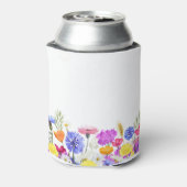 18. Geburtstagspartei Lila Wildblume Custom Dosenkühler (Kanne Rückseite)