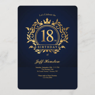 18. Geburtstagsparty Einladung