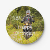 18. Geburtstagsparty Foto Pappteller (Vorderseite)