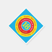 18. Geburtstagsparty Paper Napkins Serviette (Ecke)