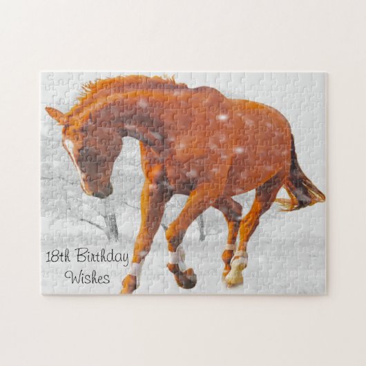 18. Geburtstagstochter. Puzzle (Horizontal)