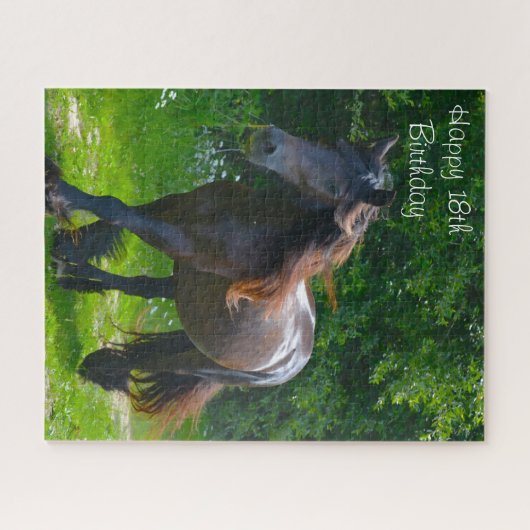 18. Geburtstagstochter. Puzzle (Horizontal)