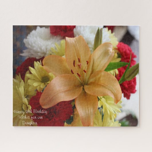 18. Geburtstagstochter. Puzzle (Horizontal)