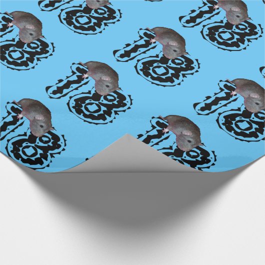 18. Geburtstagsverpackungspapier Geschenkpapier (Ecke)