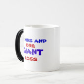 18 GEWINNE UND EINE RIESIGE VERLUST-TASSE VERWANDLUNGSTASSE (Vorderseite Links)