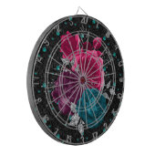 #18 Gothic Spaß Dartscheibe (Vorderseite Links)