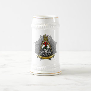 18. Grad: Ritter der Rose Croix Bierglas
