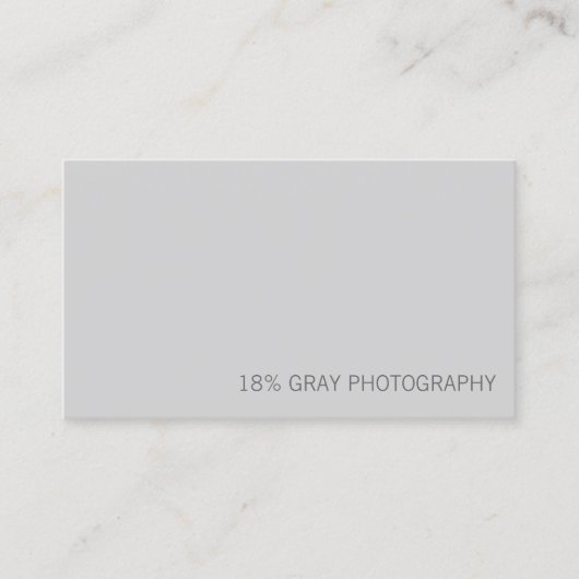 18 % Graukarten-Fotograf QR Code Business Card Visitenkarte (Vorderseite)