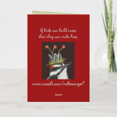 (#18) haben eine Weihnachtskarte Feiertagskarte (Rückseite)