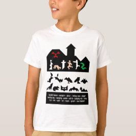 18 Halloween-Tangram-Bilder T-Shirt