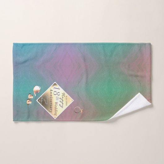 18. Hochzeit Badhandtuch Set (Handtuch)