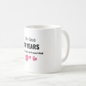 18. Hochzeit-Jubiläum Gefallen für ihn oder sie Kaffeetasse (VorderseiteRechts)