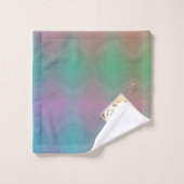 18. Hochzeitstag Acquamarine Badhandtuch Set (Waschlappen)