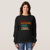 18. Hochzeitstag Bester Ehemann seit 2004 F Sweatshirt (Vorne ganz)